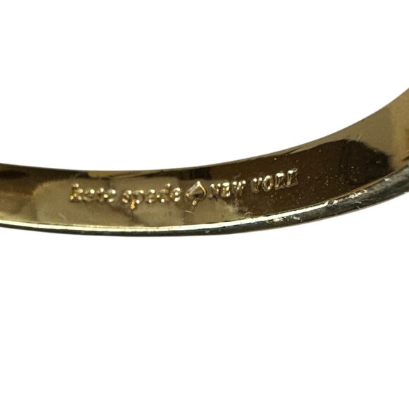 Kate Spade New York 'Live Colorfully' Enamel Hinged Bangle - Picture 2 of 2